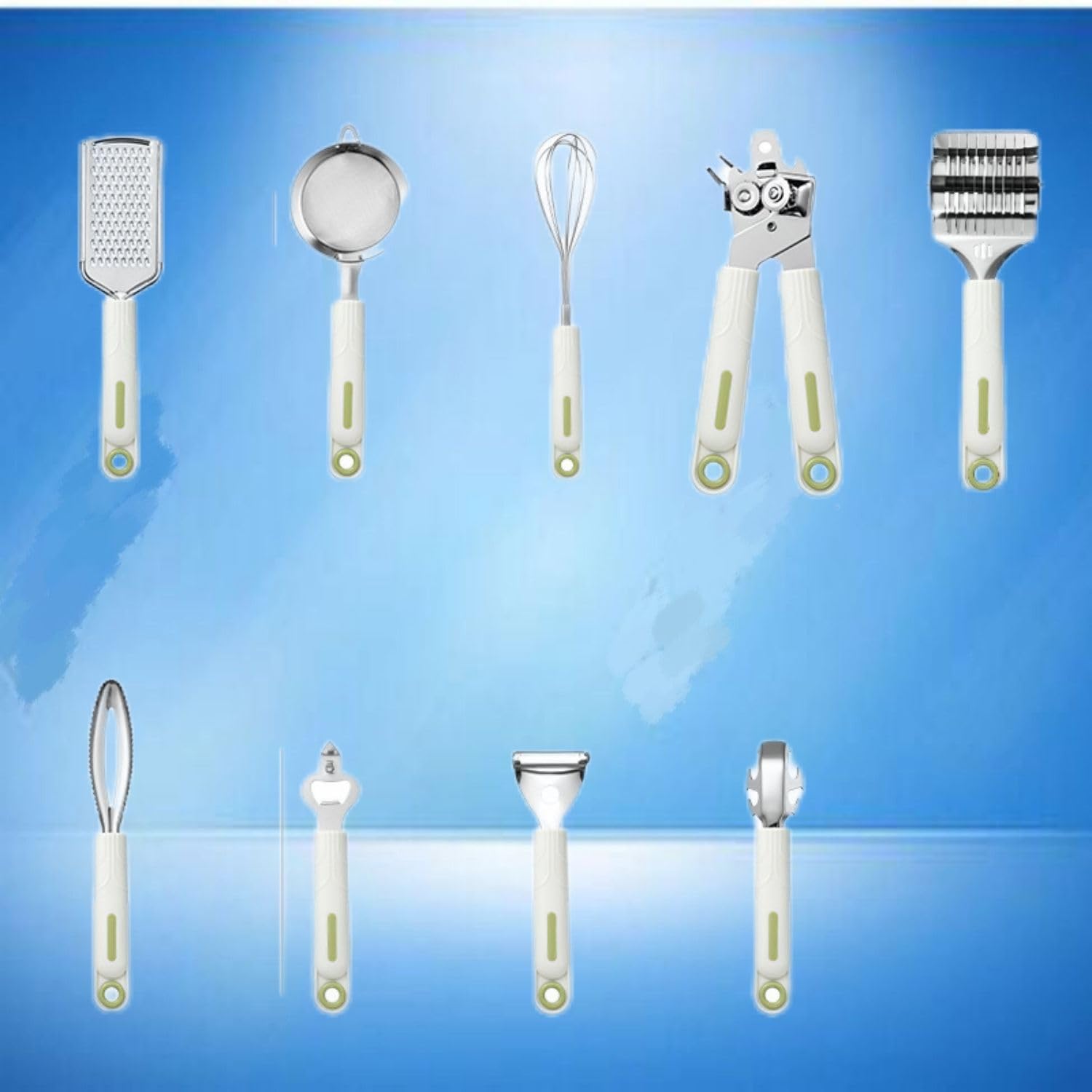 kitchen utensils set.不锈钢 potato peelers.peelers for kitchen 刨丝器面粉筛打蛋器切面刀开罐器鱼鳞刨提盘 bowls for kitchen.器开瓶器削皮器 potato peelers.peelers for kitchen